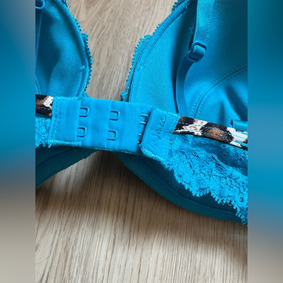 Lace + Cheetah Print Padded Bra - Picture 4 of 5